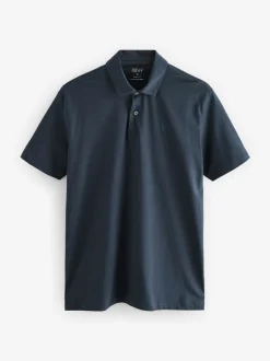 Poloshirts|T-Shirts En Hemden|Next Marineblauw/zwart/grijs/wit/saliegroen - Slim Fit - Set van 5 jersey poloshirts met korte mouwen