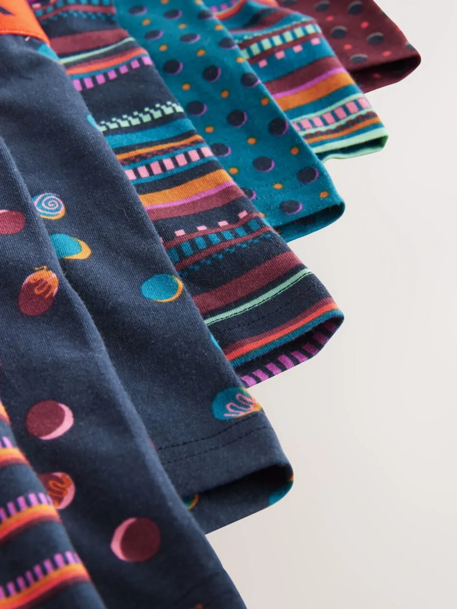Ondergoed|Ondergoed*Next Marine/Bordeauxrode Strepen - Verpakking van 8 - 5 Hipsterboxershorts