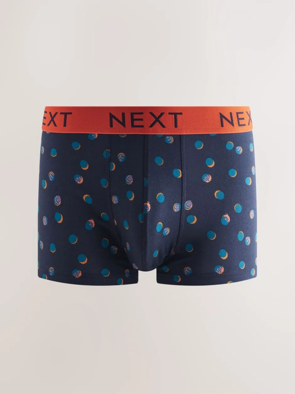 Ondergoed|Ondergoed*Next Marine/Bordeauxrode Strepen - Verpakking van 8 - 5 Hipsterboxershorts