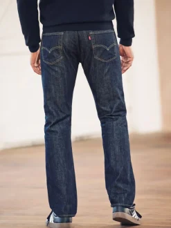 Jeans*Levi's Marlon donker marineblauw denim - ® 501® Original jeans