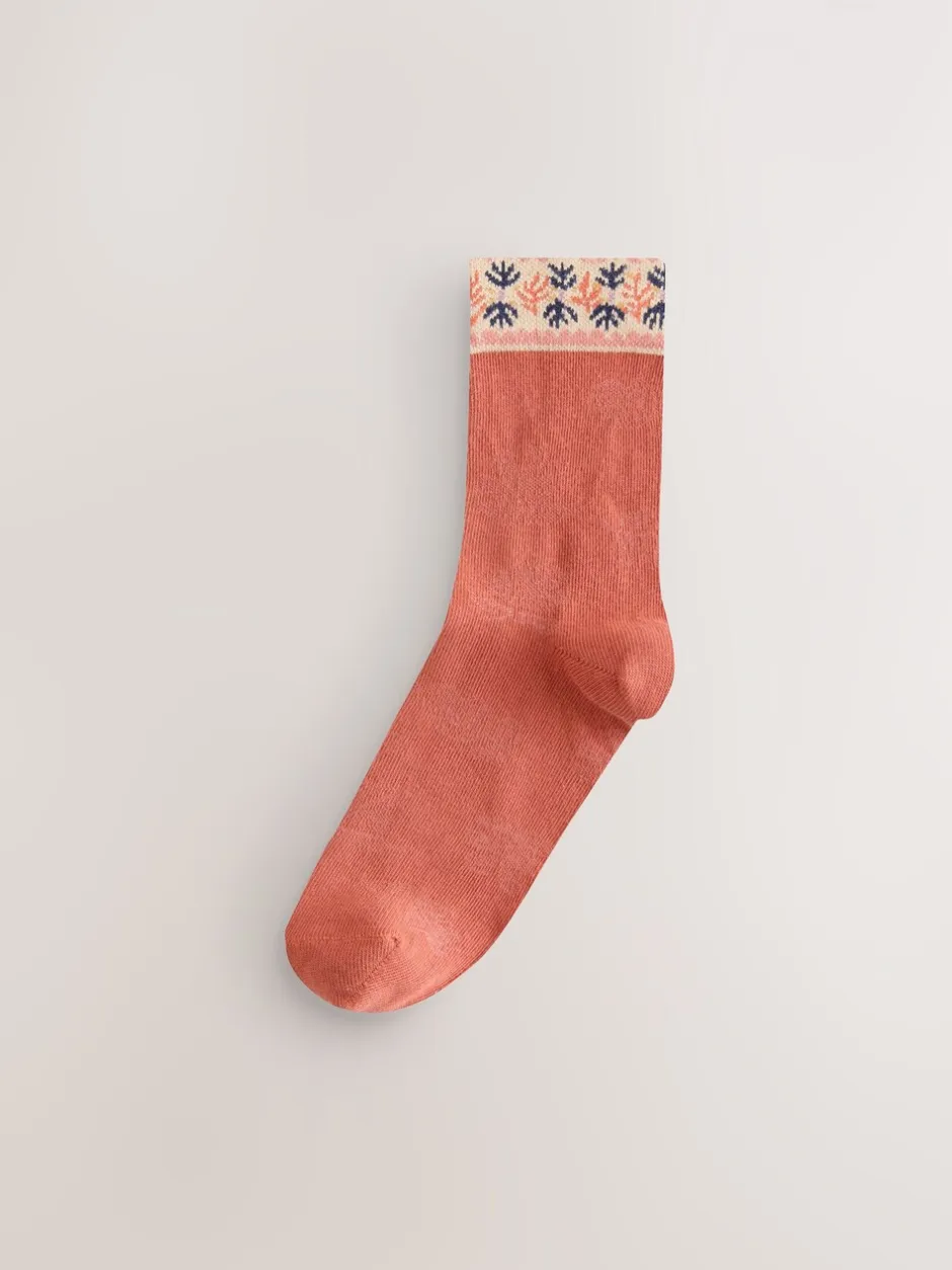 Sokken En Panty's|Next - Set van 5 paar enkelsokken Marrakesh Mix Print