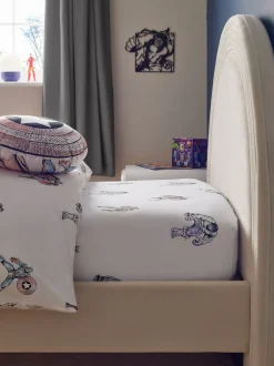 Kinderbeddengoed|Beddenlakens En Kussenslopen|Next Marvel 100% katoenen hoeslaken