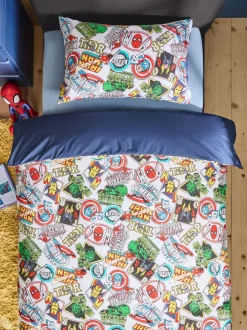 Kinderbeddengoed|Beddengoedsets En Dekbedovertrekken|Next Marvel dekbedovertrek en kussensloop