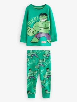 Pyjama's|Nachtkleding En Pyjama's*Next Marvel Rood/groen/blauw - Verpakking van 3 knusse pyjama's (9 mnd-8 jr)