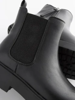 Boots|Next - Chelsea enkellaars Matzwart