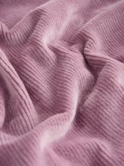 Badjassen|Next - Studio Cosy Ribbed Dressing Gown Mauve-paars
