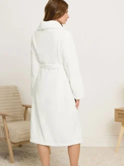 Badjassen*M&Co Cotton Touch Shawl Robe
