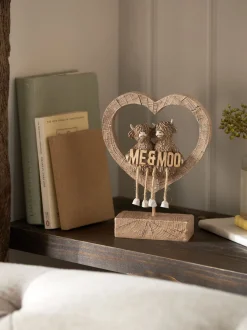 Decoraties*Next Me and Moo Hamish The Highland Cow hartdecoratie