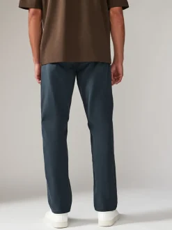 Broeken En Chino's*Next Medium blauwgrijs - Straight fit - Stretchy chino