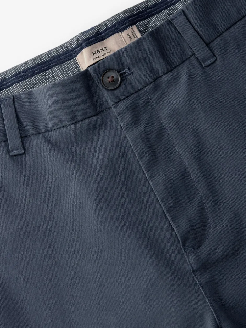 Broeken En Chino's*Next Medium blauwgrijs - Straight fit - Stretchy chino