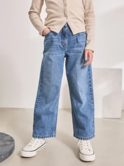 Jeans*Next Medium denimblauw - Jeans met wijde pijpen (3-16 jr)