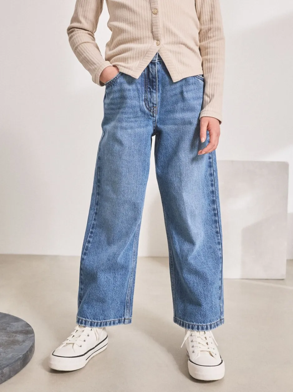 Jeans*Next Medium denimblauw - Jeans met wijde pijpen (3-16 jr)
