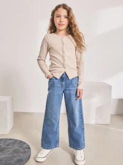 Jeans*Next Medium denimblauw - Jeans met wijde pijpen (3-16 jr)