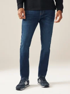 Jeans|Next Mediumblauw - Enkele - Skinny fit klassieke stretchy jeans