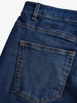 Jeans|Next Mediumblauw - Klassieke stretchjeans met standaard taps toelopende pasvorm