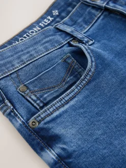 Jeans|Next Mediumblauw - Straight fit - Motionflex jeans