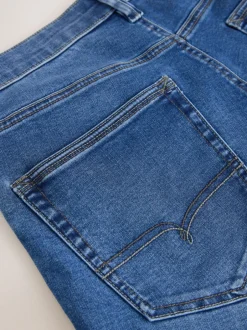 Jeans|Next Mediumblauw - Straight fit - Motionflex jeans