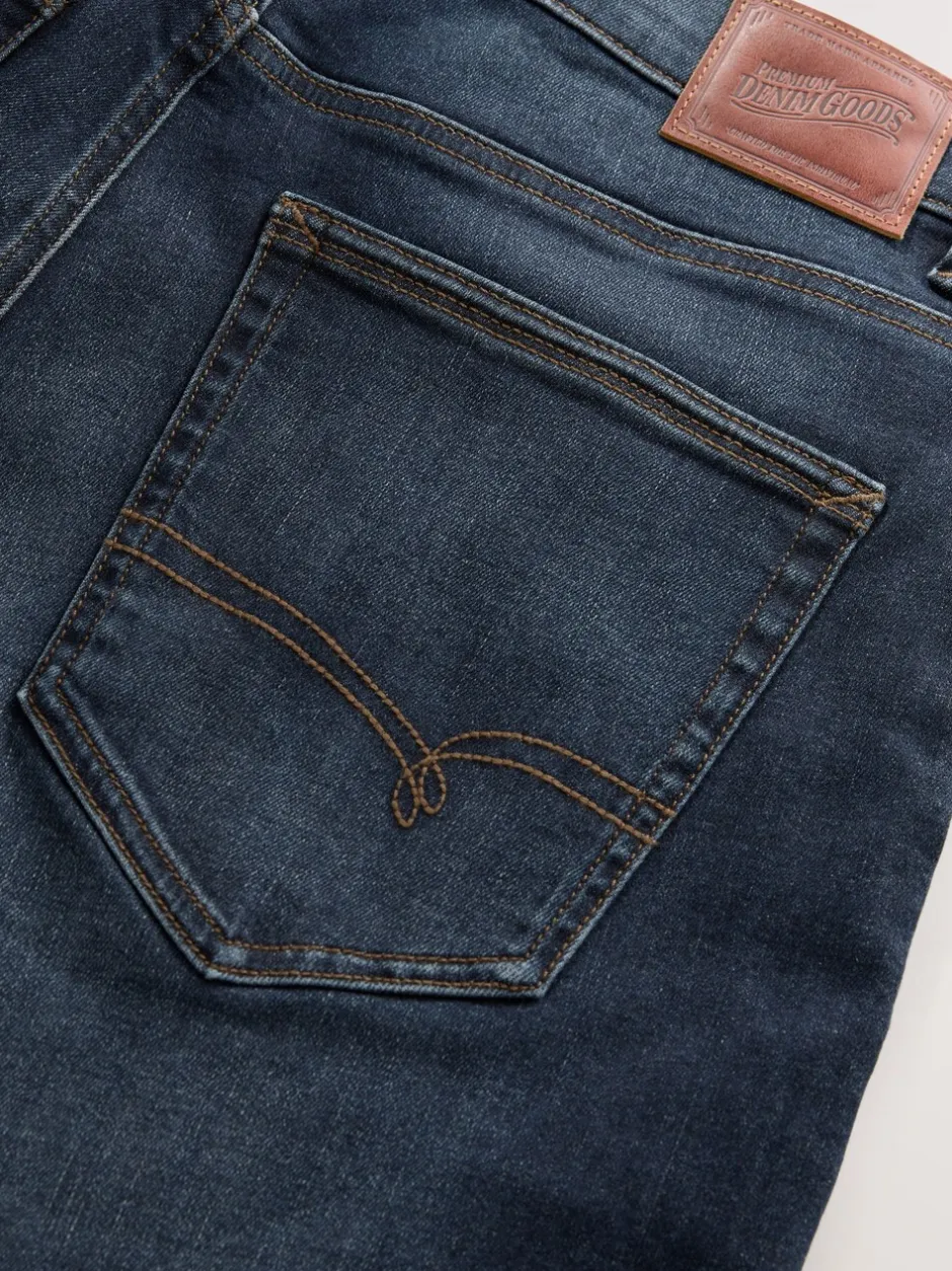 Jeans|Next Medium-indigoblauw - Slim Fit - Motionflex jeans