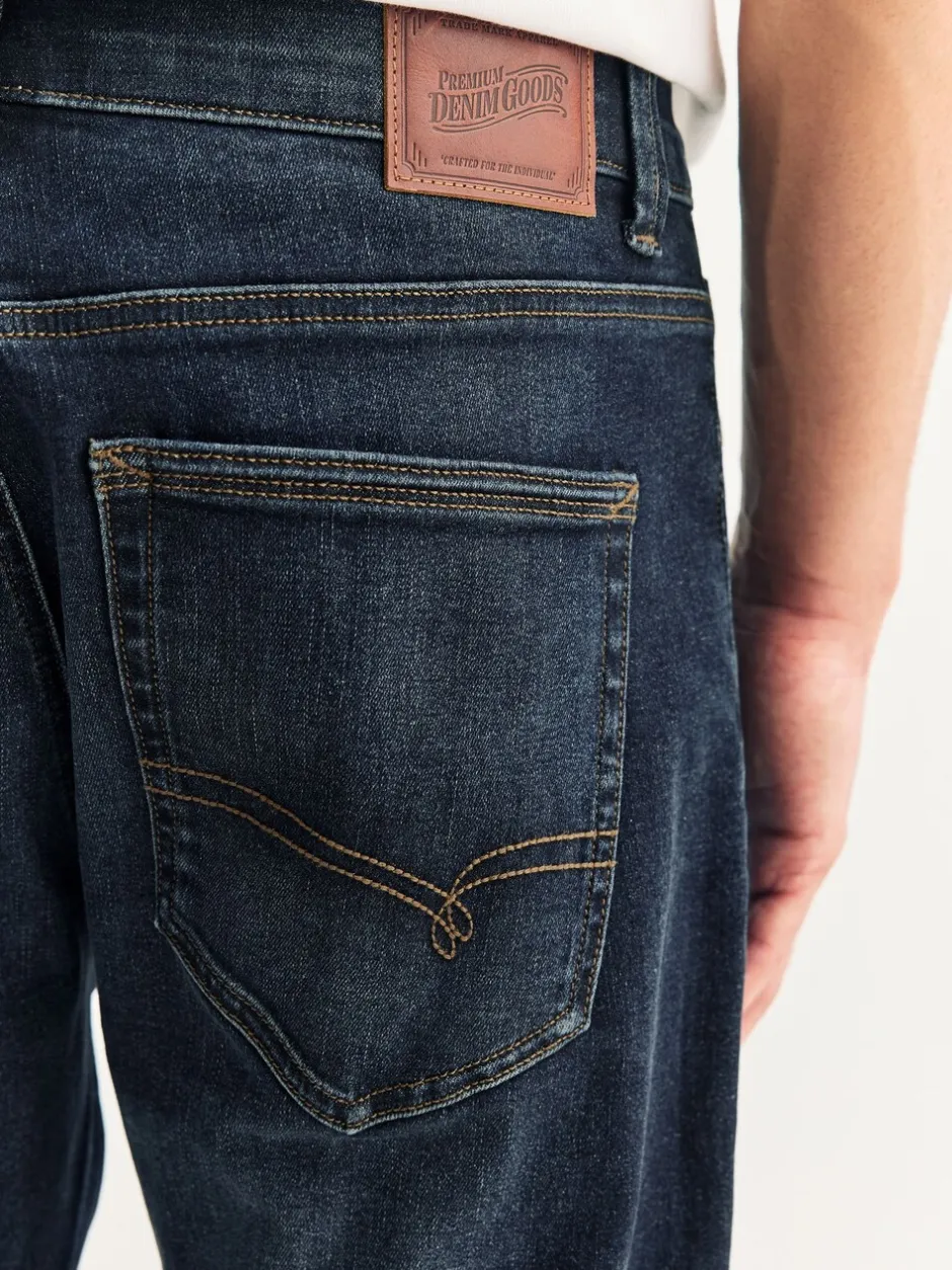 Jeans|Next Medium-indigoblauw - Slim Fit - Motionflex jeans