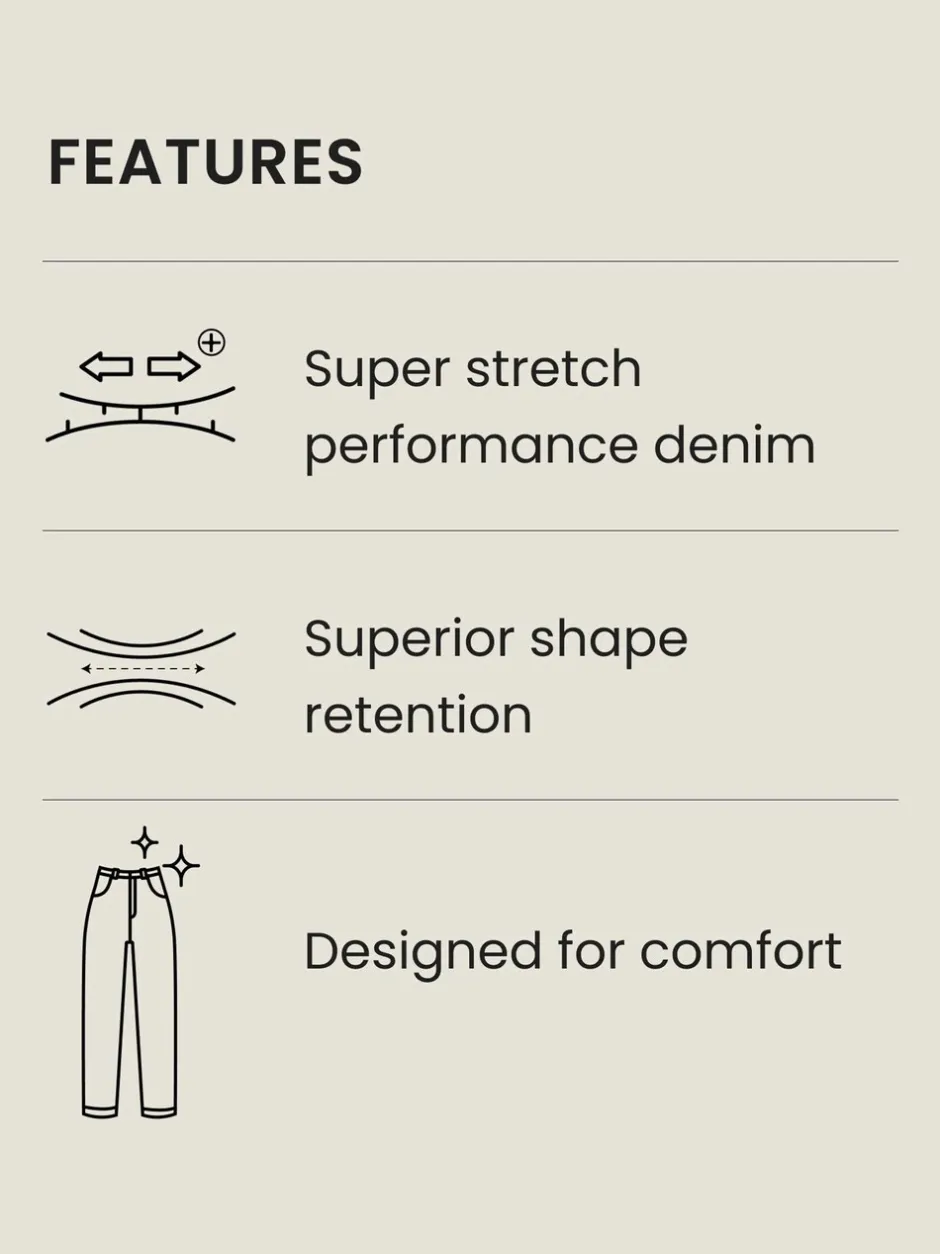 Jeans*Next Medium-indigoblauw - Straight fit - Motionflex jeans