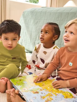 Pyjama's|Nachtkleding En Pyjama's*Next Meerdere felle kleuren met dino - Verpakking van 3 knusse pyjama's (9 mnd-10 jr)