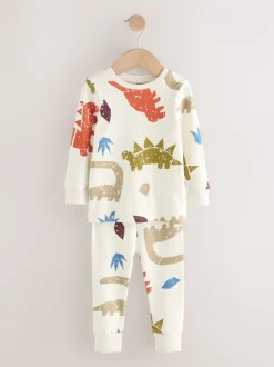 Pyjama's|Nachtkleding En Pyjama's*Next Meerdere felle kleuren met dino - Verpakking van 3 knusse pyjama's (9 mnd-10 jr)