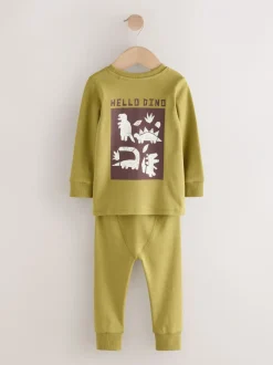 Pyjama's|Nachtkleding En Pyjama's*Next Meerdere felle kleuren met dino - Verpakking van 3 knusse pyjama's (9 mnd-10 jr)