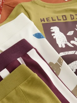 Pyjama's|Nachtkleding En Pyjama's*Next Meerdere felle kleuren met dino - Verpakking van 3 knusse pyjama's (9 mnd-10 jr)