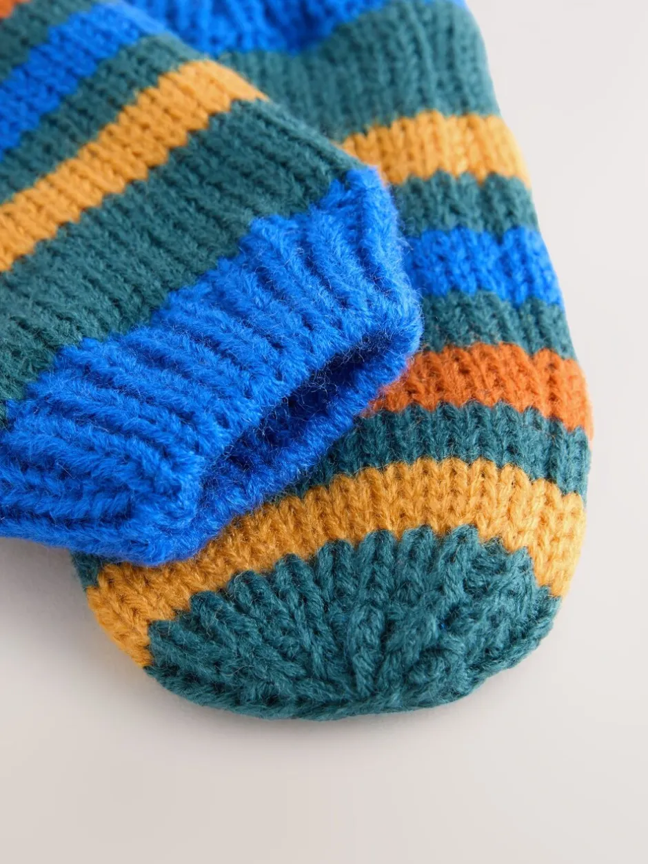 Mutsen, Handschoenen En Sjaals|Next Meerdere kleuren - 2 -delige Set met geborduurde Pompon Muts en Wanten (3mnd -10jr)