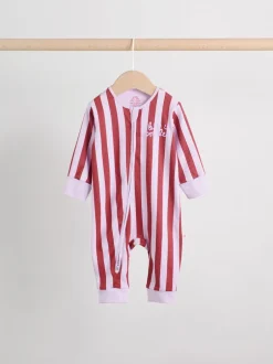 Multipacks|Babypakjes En Babypyjama's|Next Meerdere strepen - Verpakking van 3 babyslaappakjes met tweewegrits (0 mnd - 3 jr)