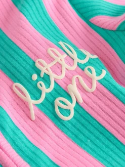 Multipacks|Babypakjes En Babypyjama's|Next Meerdere strepen - Verpakking van 3 babyslaappakjes met tweewegrits (0 mnd - 3 jr)