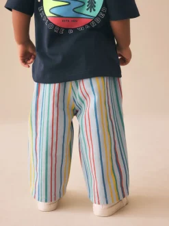 Broeken En Chino's*Next Meerdere strepen - Wijde broek met elastische taille (3mnd-7jr)