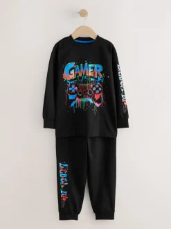 Pyjama's|Nachtkleding En Pyjama's*Next Meerkleurig gamer - Verpakking van 2 pyjama's met lange mouwen (3-16 jr)