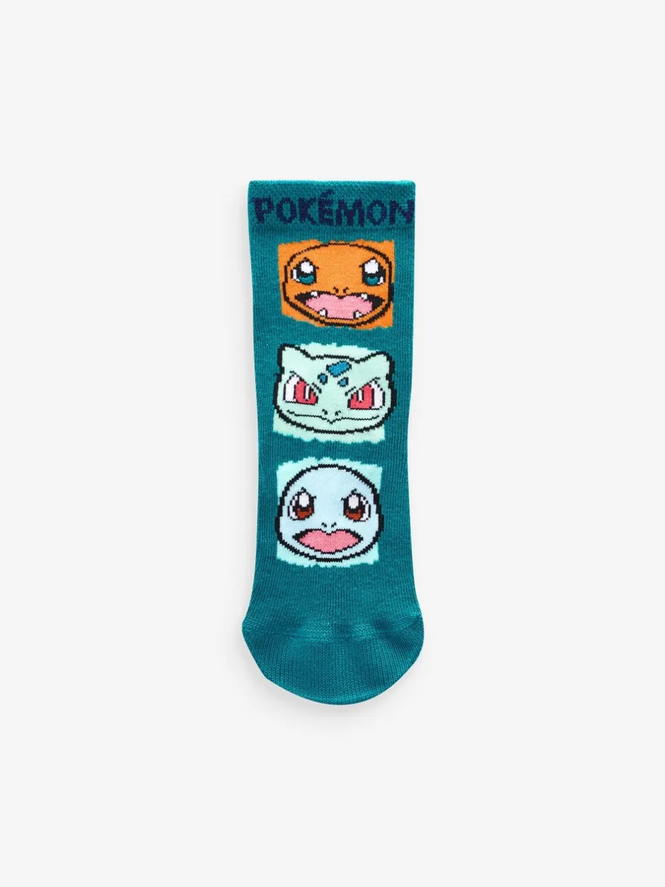Sokken*Next Meerkleurig Pokémon - Gaming sokken met hoog aandeel katoen 3 paar