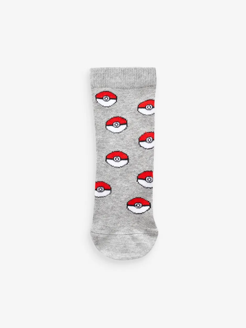 Sokken*Next Meerkleurig Pokémon - Gaming sokken met hoog aandeel katoen 3 paar