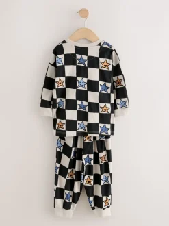 Pyjama's|Nachtkleding En Pyjama's*Next - Verpakking van 3 oversized pyjama's 3 (9mnd -10jr) Meerkleurig ster- en dambordmotief
