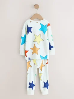 Pyjama's|Nachtkleding En Pyjama's|Next - Verpakking van 3 knusse pyjama's (9 mnd-10 jr) Meerkleurig sterren 