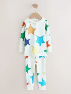 Pyjama's|Nachtkleding En Pyjama's|Next - Verpakking van 3 knusse pyjama's (9 mnd-10 jr) Meerkleurig sterren 