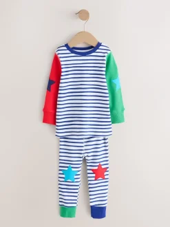 Pyjama's|Nachtkleding En Pyjama's|Next - Verpakking van 3 knusse pyjama's (9 mnd-10 jr) Meerkleurig sterren 