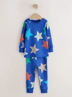 Pyjama's|Nachtkleding En Pyjama's|Next - Verpakking van 3 knusse pyjama's (9 mnd-10 jr) Meerkleurig sterren 