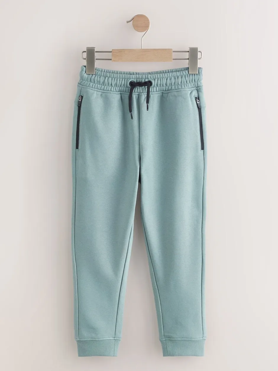 Joggingbroeken*Next - Verpakking van 3 slim fit joggingbroeken met (3-16jaar) Meerkleurig Zwart/Marine/Mineraal