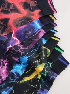 Ondergoed*Next - Verpakking van 7 boxers (3-16jr) Meerkleurige bliksemprint