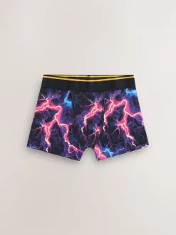 Ondergoed*Next - Verpakking van 7 boxers (3-16jr) Meerkleurige bliksemprint