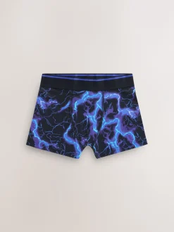 Ondergoed*Next - Verpakking van 7 boxers (3-16jr) Meerkleurige bliksemprint