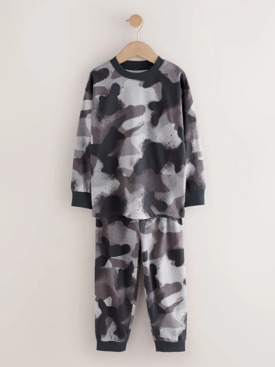 Pyjama's|Nachtkleding En Pyjama's|Next Meerkleurige camouflageprint - Verpakking van 3 pyjama's met lange mouwen (3-16 jr)