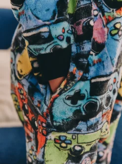 Nachtkleding En Pyjama's|Next - Fleece onesie (3-16 jr) Meerkleurige Gamer