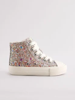 Sneakers|Next Meerkleurige glitter - Hoge sneakers