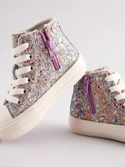 Sneakers|Next Meerkleurige glitter - Hoge sneakers