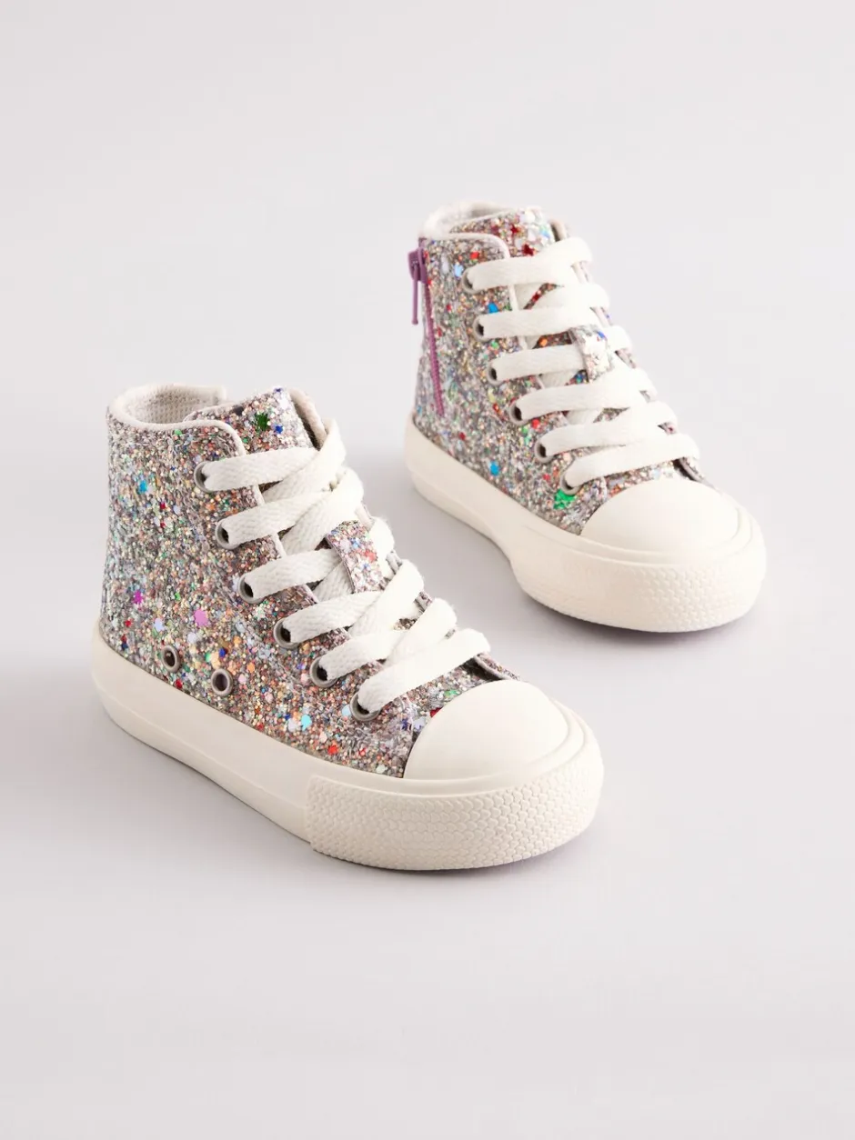 Sneakers|Next - Hoge sneakers Meerkleurige glitter