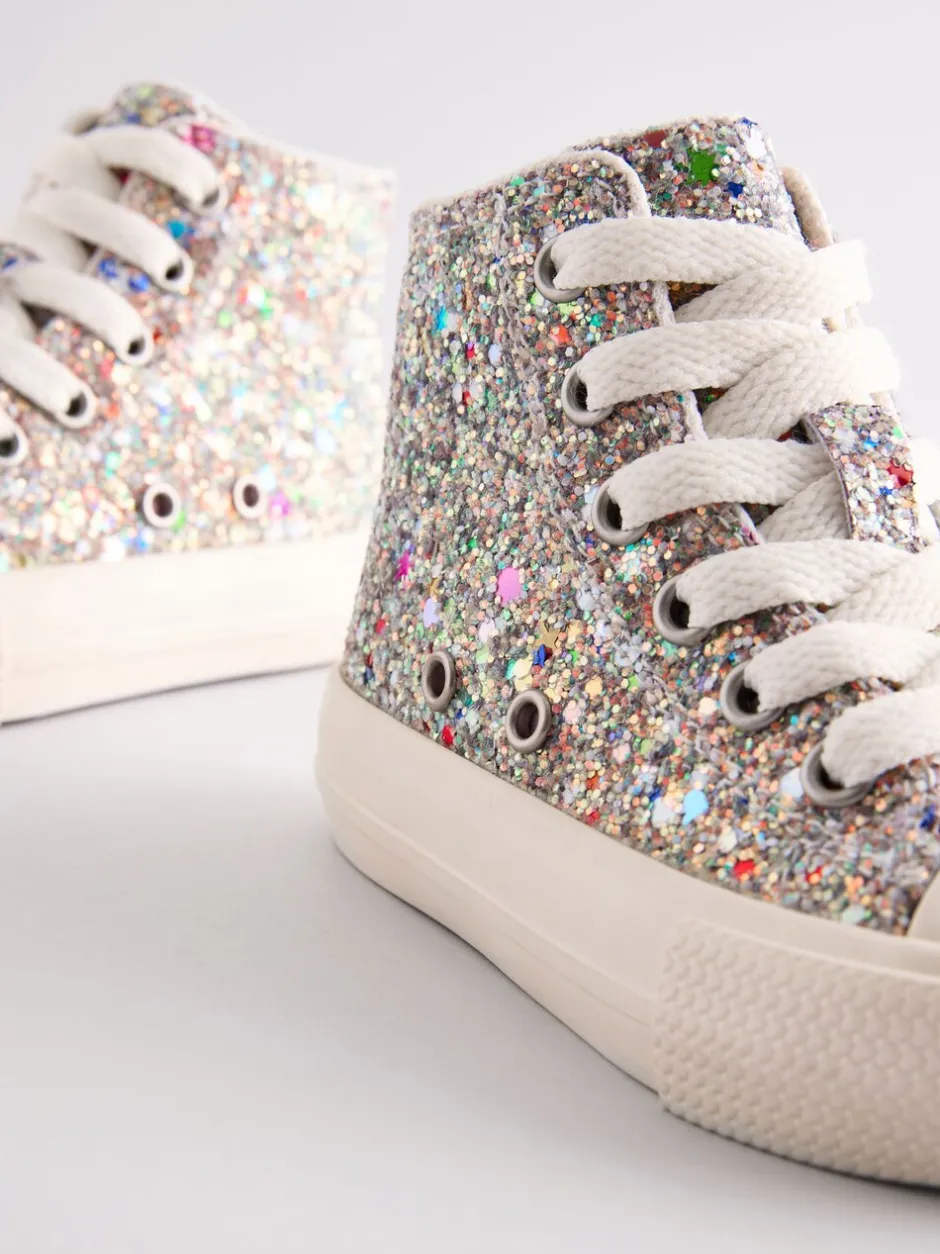 Sneakers|Next - Hoge sneakers Meerkleurige glitter